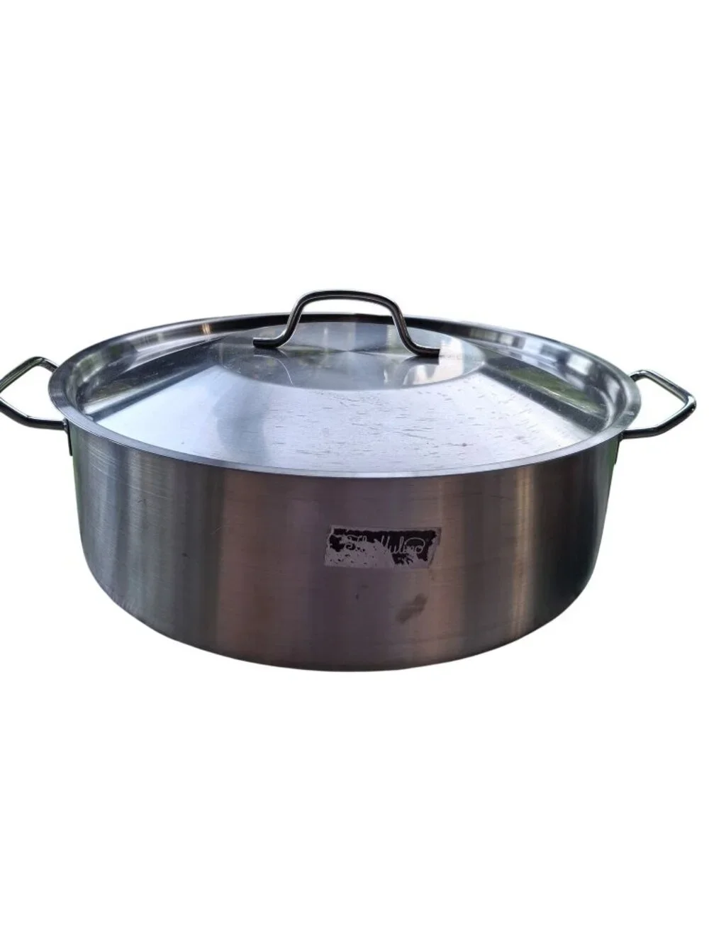 By IL MULINO Large Stainless Steel Stock Pot With Lid 18/10 12 Qt Heavy-Duty &